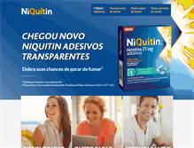 Tablet Screenshot of niquitin.com.br